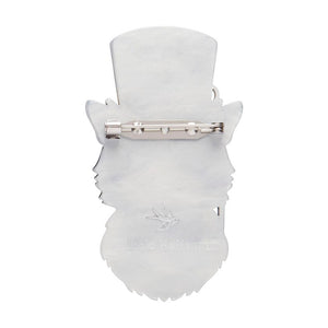 The Posh Pussycat Brooch  -  Erstwilder  -  Quirky Resin and Enamel Accessories