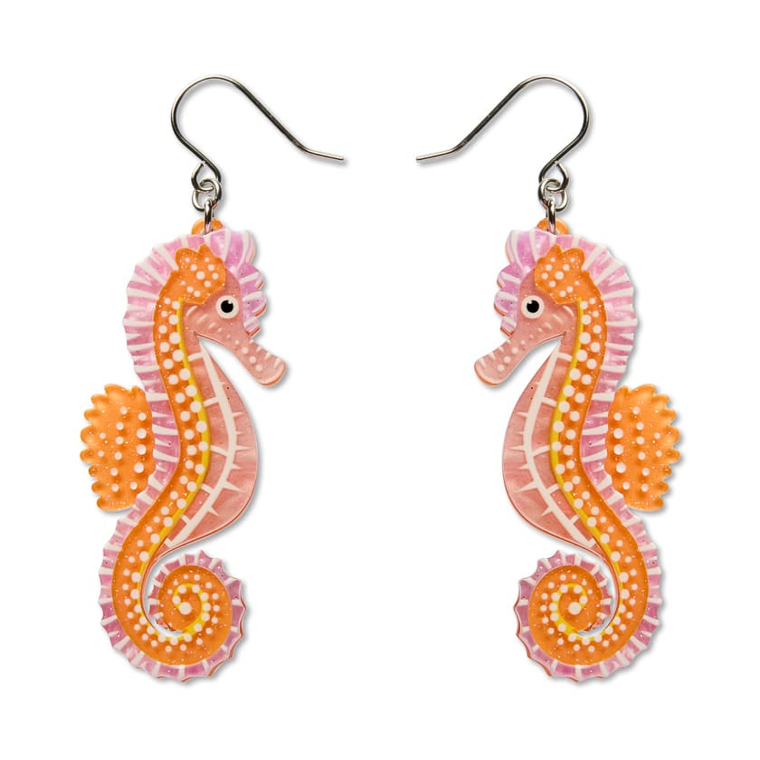 Kuu Wanana Drop Earrings  -  Erstwilder  -  Quirky Resin and Enamel Accessories