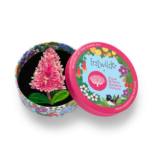 Pink Mulla Mulla Brooch  -  Erstwilder  -  Quirky Resin and Enamel Accessories