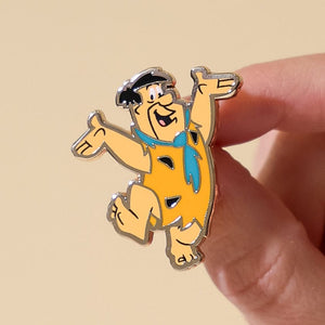 Fred Flintstone Enamel Pin  -  Erstwilder  -  Quirky Resin and Enamel Accessories