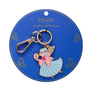 Magical Makeover Enamel Keyring  -  Erstwilder  -  Quirky Resin and Enamel Accessories