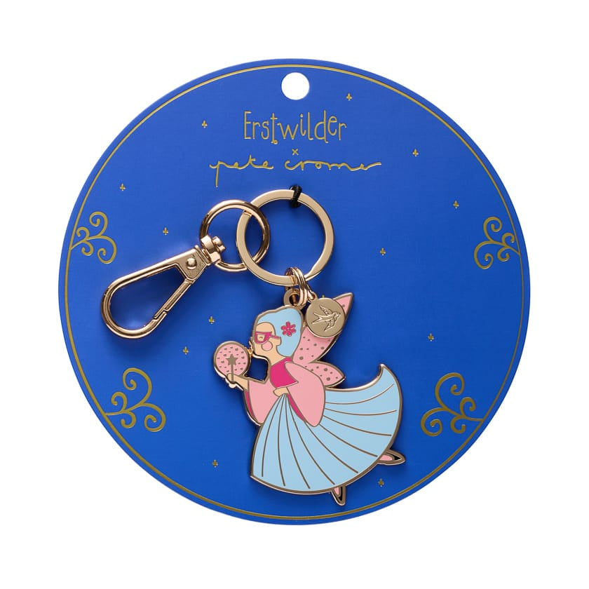 Magical Makeover Enamel Keyring  -  Erstwilder  -  Quirky Resin and Enamel Accessories