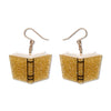Story Book Drop Earrings - Gold