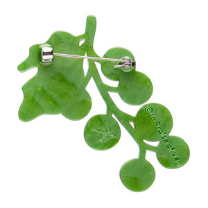 Vine & Dandy Brooch  -  Erstwilder  -  Quirky Resin and Enamel Accessories