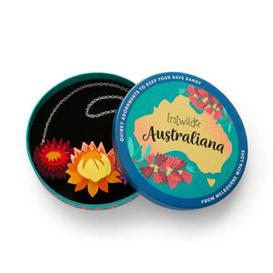 Strawflowers Necklace  -  Erstwilder  -  Quirky Resin and Enamel Accessories