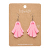 Ghostie Drop Earrings - Pink