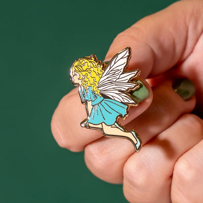 Silky the Fairy Enamel Pin  -  Erstwilder  -  Quirky Resin and Enamel Accessories