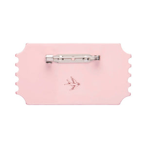 Ticket to Ride Brooch  -  Erstwilder  -  Quirky Resin and Enamel Accessories