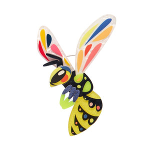 The Youthful Yellowjacket Brooch (IMPERFECT)  -  Erstwilder  -  Quirky Resin and Enamel Accessories