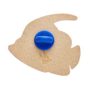 Bannerfish Enamel Pin  -  Erstwilder  -  Quirky Resin and Enamel Accessories