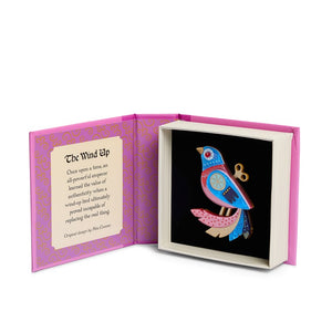 The Wind Up Brooch  -  Erstwilder  -  Quirky Resin and Enamel Accessories