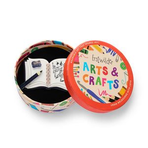The Daily Sketch Brooch  -  Erstwilder  -  Quirky Resin and Enamel Accessories