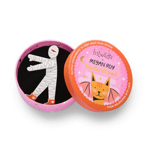 I Want my Mummy Brooch  -  Erstwilder  -  Quirky Resin and Enamel Accessories