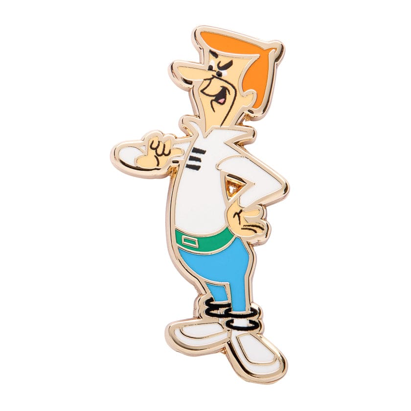 George Jetson Enamel Pin  -  Erstwilder  -  Quirky Resin and Enamel Accessories