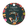 The Outgoing Otter Enamel Pin  -  Erstwilder  -  Quirky Resin and Enamel Accessories