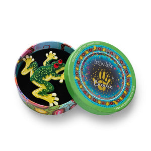 Tjawan Ritjinguthinha Brooch  -  Erstwilder  -  Quirky Resin and Enamel Accessories