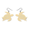 Hawksbill Turtle Drop Earrings  -  Erstwilder  -  Quirky Resin and Enamel Accessories