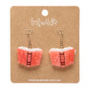 Story Book Drop Earrings - Orange