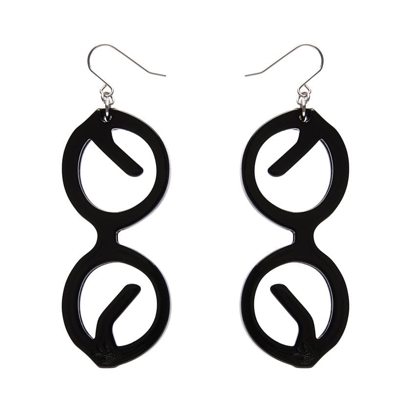 I Wear Eyewear Iris Drop Earrings (IMPERFECT)  -  Erstwilder  -  Quirky Resin and Enamel Accessories