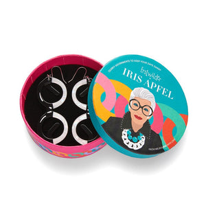 I Wear Eyewear Iris Drop Earrings (IMPERFECT)  -  Erstwilder  -  Quirky Resin and Enamel Accessories
