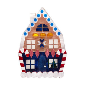 Holiday Home Brooch (IMPERFECT)  -  Erstwilder  -  Quirky Resin and Enamel Accessories