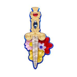 Double-Edged Delight Brooch (IMPERFECT)  -  Erstwilder  -  Quirky Resin and Enamel Accessories