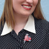 Roman Holiday Brooch  -  Erstwilder  -  Quirky Resin and Enamel Accessories