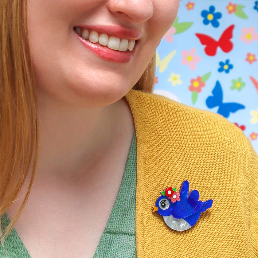 Love's Offspring Brooch  -  Erstwilder  -  Quirky Resin and Enamel Accessories