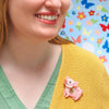 That'll Do Pig Brooch  -  Erstwilder  -  Quirky Resin and Enamel Accessories