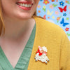 Dolly the Demure Brooch