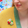 Flutter By Brooch  -  Erstwilder  -  Quirky Resin and Enamel Accessories