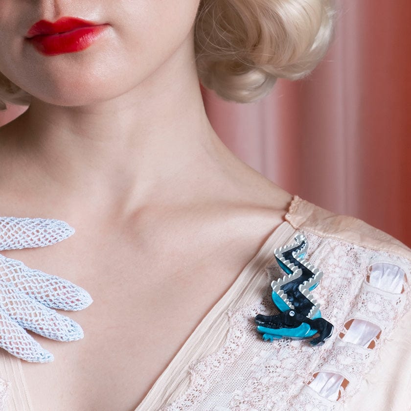 Stylish Smile Brooch