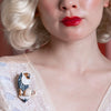 Golden Pride Brooch  -  Erstwilder  -  Quirky Resin and Enamel Accessories