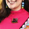 By a Thread Brooch  -  Erstwilder  -  Quirky Resin and Enamel Accessories