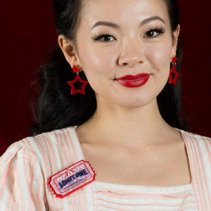 Ticket to Ride Brooch  -  Erstwilder  -  Quirky Resin and Enamel Accessories