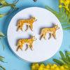 Dave the Dingo Brooch  -  Erstwilder  -  Quirky Resin and Enamel Accessories