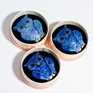 Guadeloupe the Saint Brooch  -  Erstwilder  -  Quirky Resin and Enamel Accessories