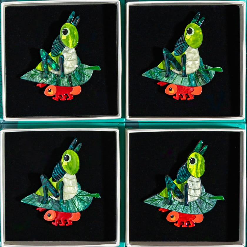 Meal Prep Brooch  -  Erstwilder  -  Quirky Resin and Enamel Accessories