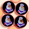 Studious Snow Owl Brooch