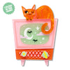 Retro Static Brooch