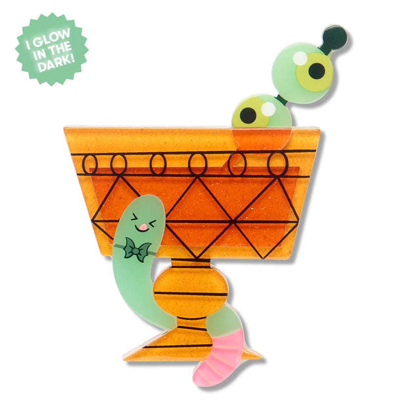 Cursed Chalice Brooch  -  Erstwilder  -  Quirky Resin and Enamel Accessories