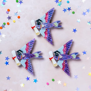High Honours Brooch  -  Erstwilder  -  Quirky Resin and Enamel Accessories