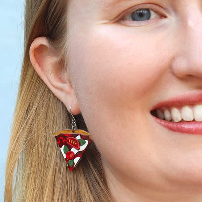 That's Amore Drop Earrings  -  Erstwilder  -  Quirky Resin and Enamel Accessories