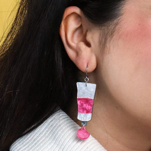 Idyllic Acrylic Drop Earrings  -  Erstwilder  -  Quirky Resin and Enamel Accessories