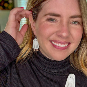 Dress Up Day Drop Earrings  -  Erstwilder  -  Quirky Resin and Enamel Accessories