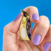 The Emboldened Emperor Penguin Enamel Pin  -  Erstwilder  -  Quirky Resin and Enamel Accessories