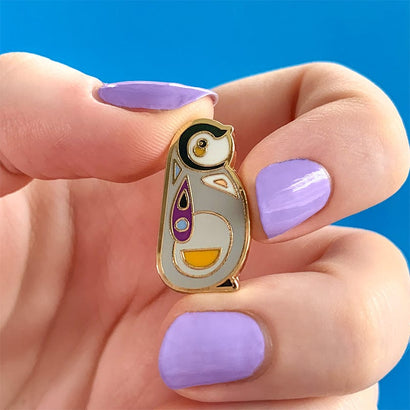 The Promising Penguin Enamel Pin  -  Erstwilder  -  Quirky Resin and Enamel Accessories