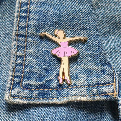 Ballet Russes Enamel Pin  -  Erstwilder  -  Quirky Resin and Enamel Accessories