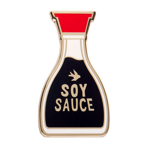 Condiments Enamel Pin Pack - 5 Piece  -  Erstwilder  -  Quirky Resin and Enamel Accessories