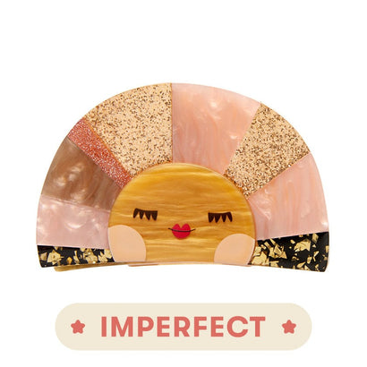 Sun Charmer Resin Claw Clip (IMPERFECT)  -  Erstwilder  -  Quirky Resin and Enamel Accessories